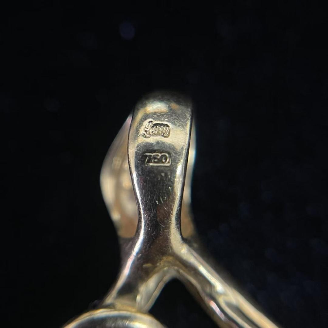 【QUEEN】K18/750 ダイヤモンド ペンダント