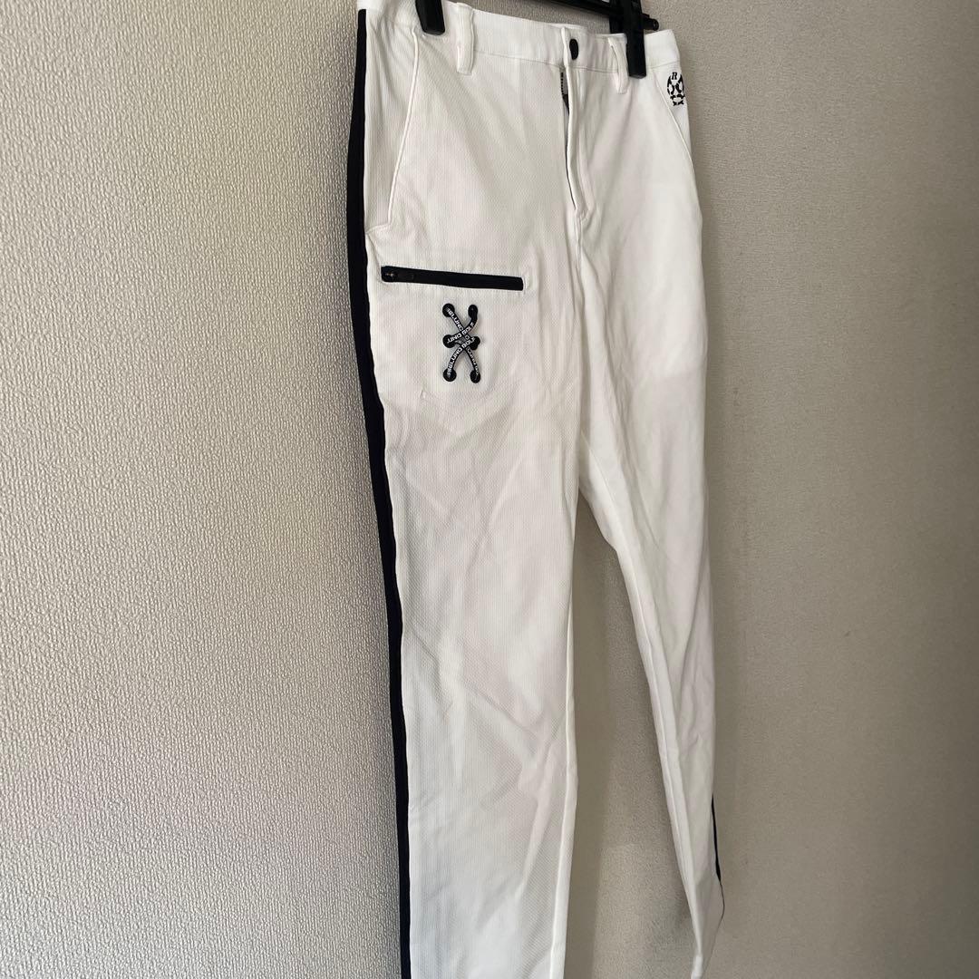 ラッセルノRusseluno ゴルフパンツ　白×黒　サイズ1 新品未使用