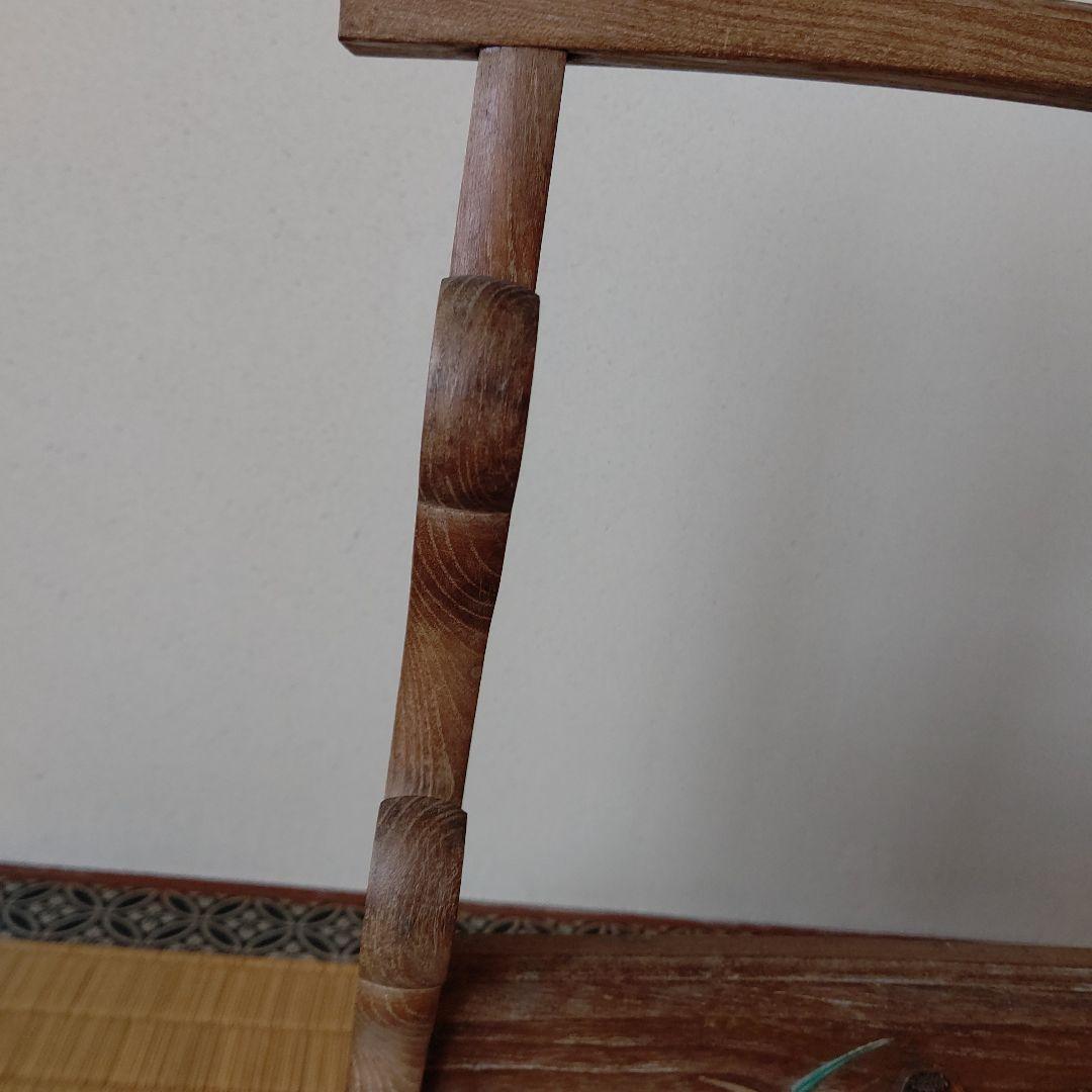 芝山象嵌 刀掛け台