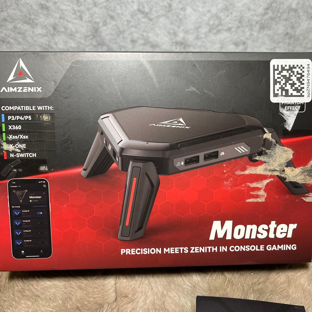 PC用ゲームコントローラー・コンバーター AIMZENIX MONSTER FY-AZX-P02