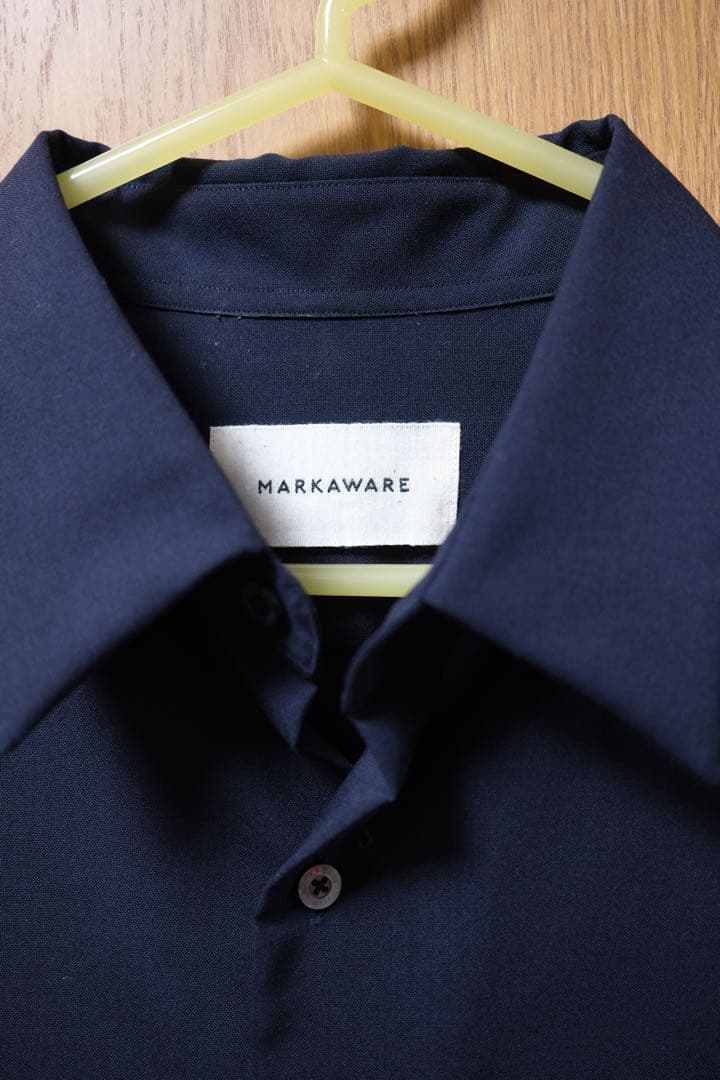 MARKAWARE MARKA ネイビー 半袖シャツ