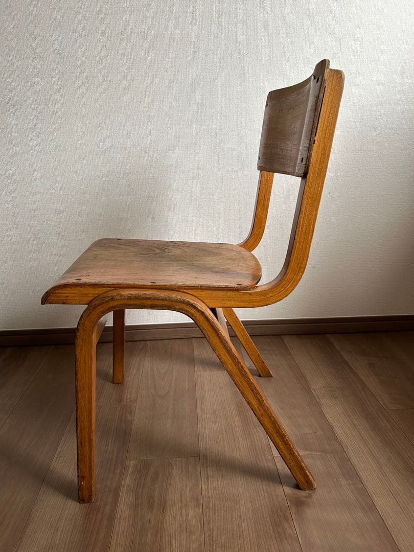 スクールチェアアンティーク　ヴィンテージ 学校椅子 インダストリアル