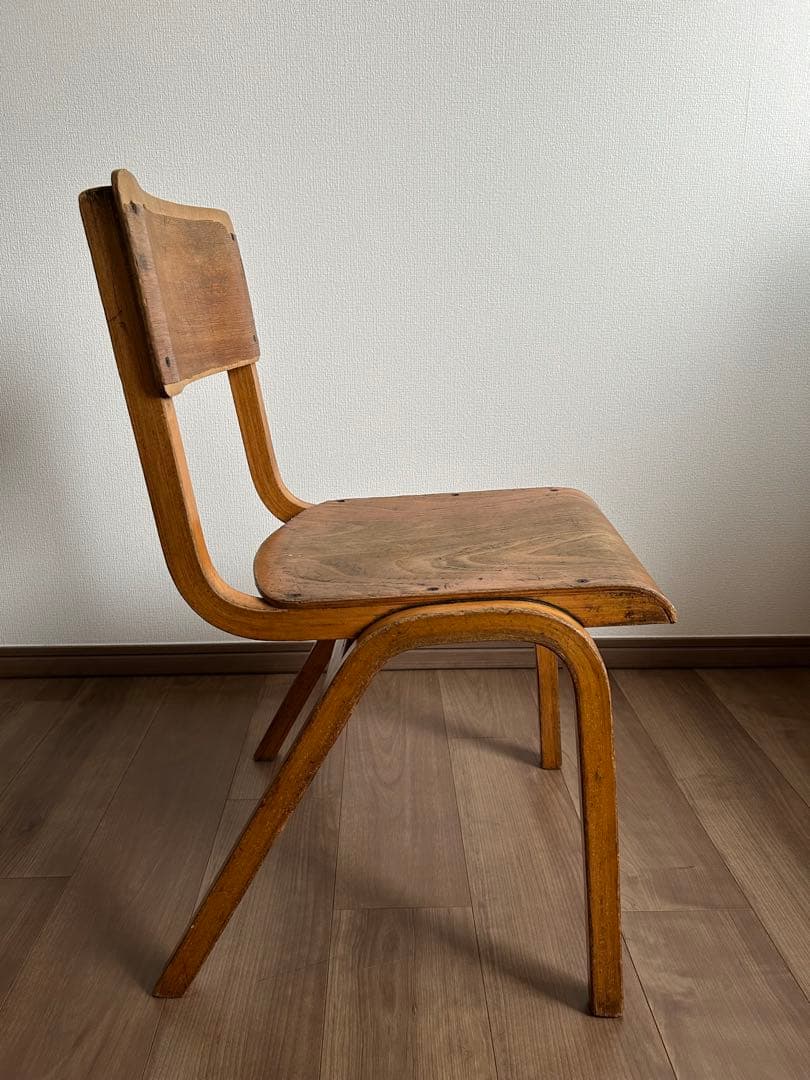 スクールチェアアンティーク　ヴィンテージ 学校椅子 インダストリアル