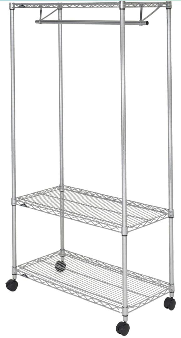 棚板耐荷重1枚あたり250kg 90Wワードローブ　メタルラック　スチールラック