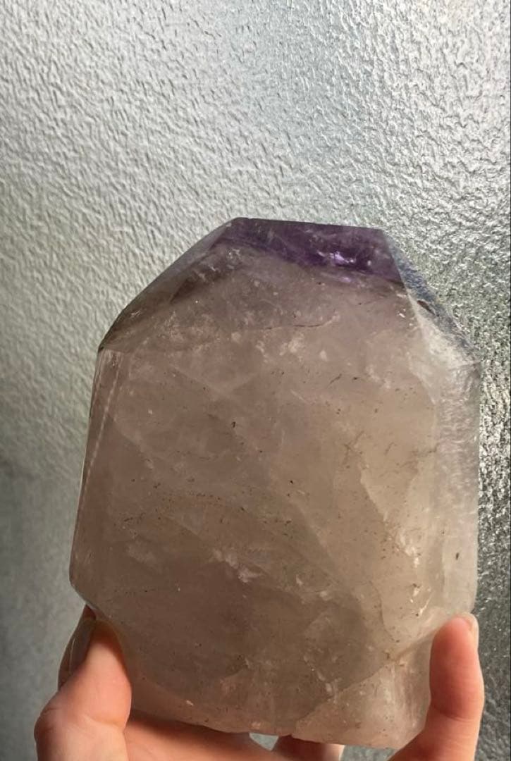 アメジスト 多面体クリスタル 約15cm