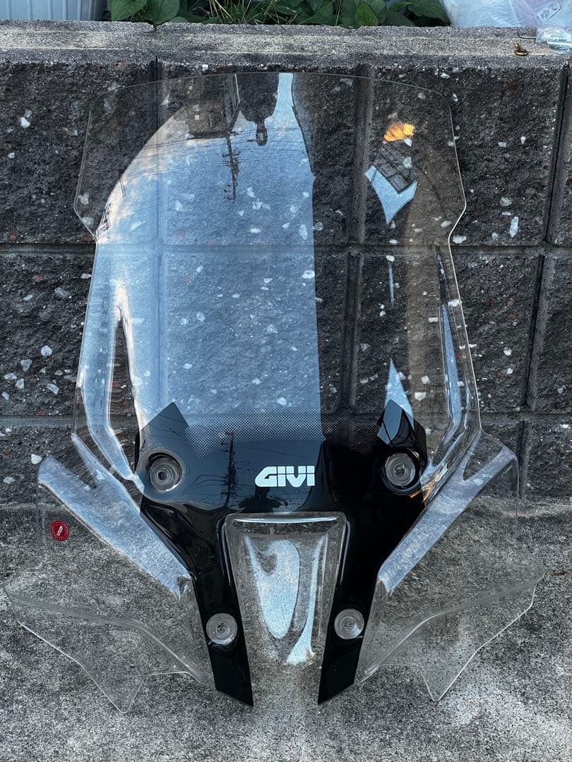 GIVI ウィンドシールド クリア/ブラック　ラージスクリーン