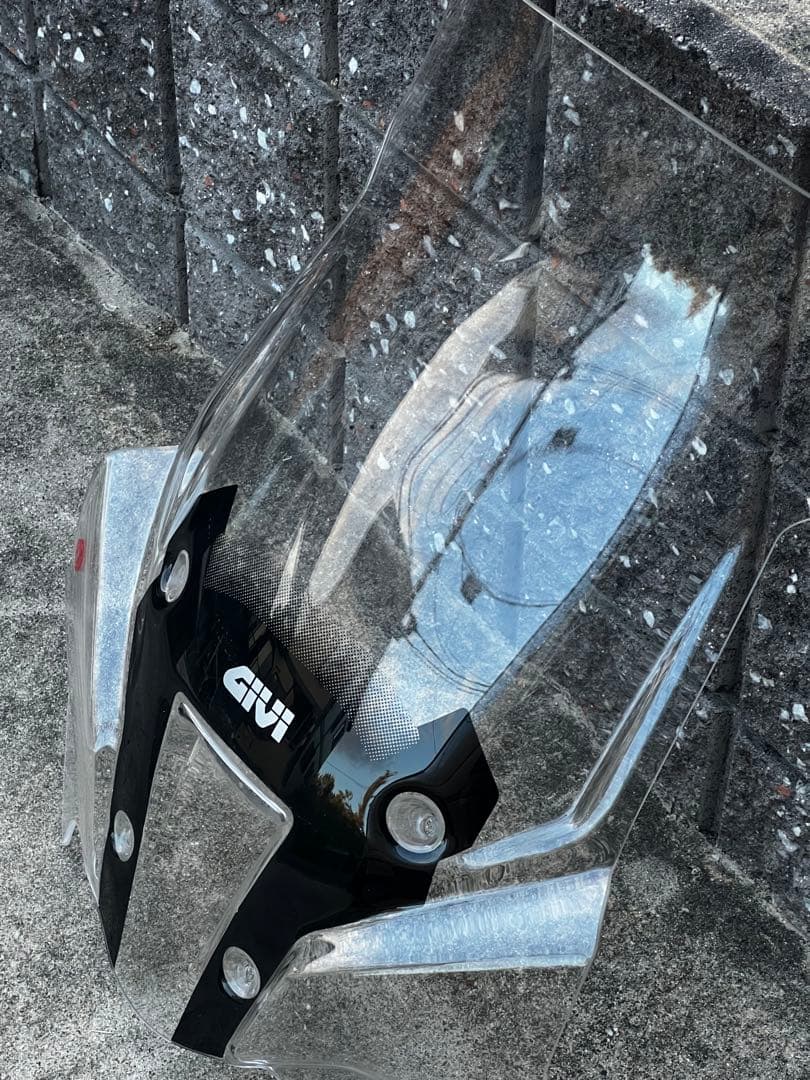 GIVI ウィンドシールド クリア/ブラック　ラージスクリーン