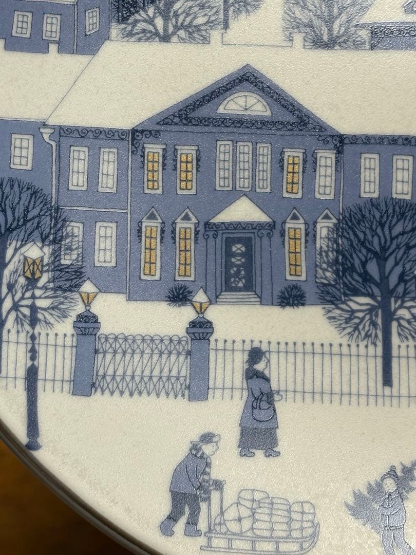 ARABIA ウオシッキネン 1986年クリスマスプレート(イヤープレート)