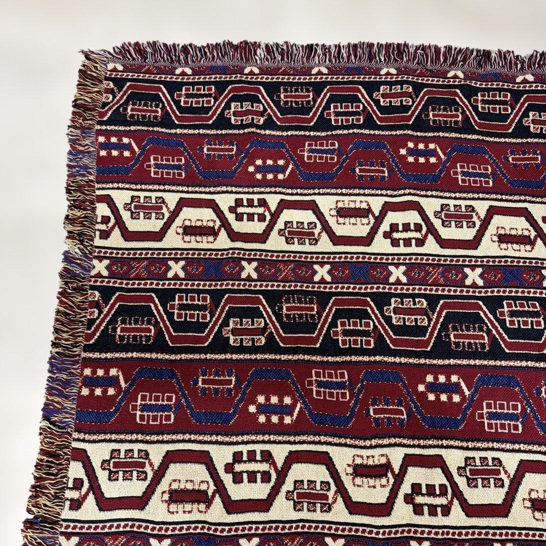 デッドストック　ネイティブ　マルチカバー　ソファカバー　ラグ　178x127