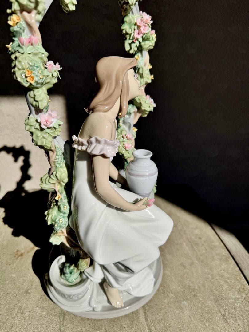 【51.5万円】リヤドロLLADRO 「陽だまりの中で」綺麗！