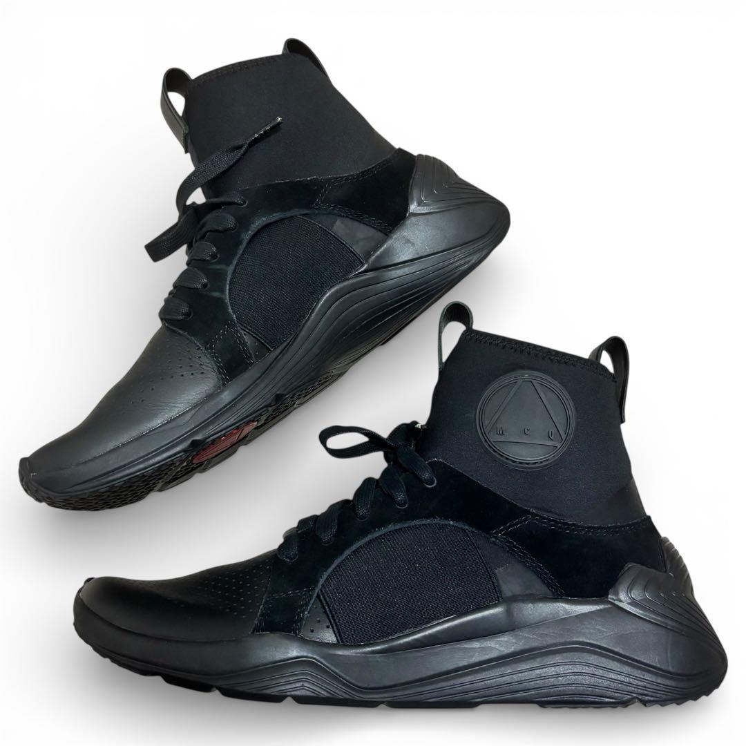 【美品】McQ アレキサンダーマックイーン ハイカットスニーカー テック 42