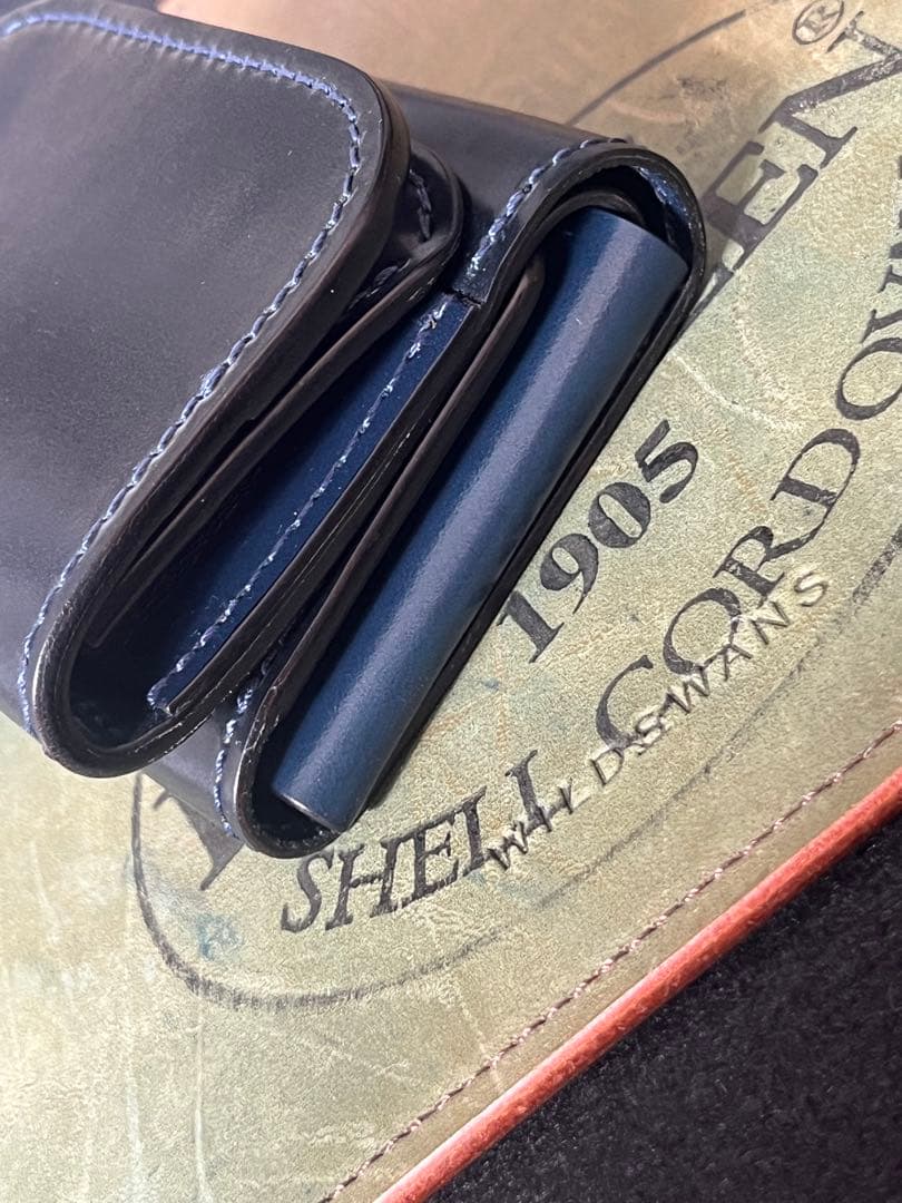 2/22まで出品 ワイルドスワンズ ステラ コードバン インテンスブルー