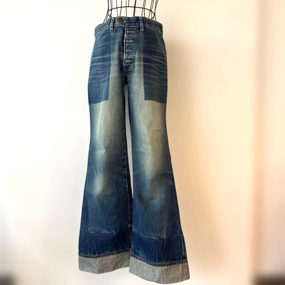 s*a様 Jean Paul Gaultier M デニム フレアシェイプ　アー