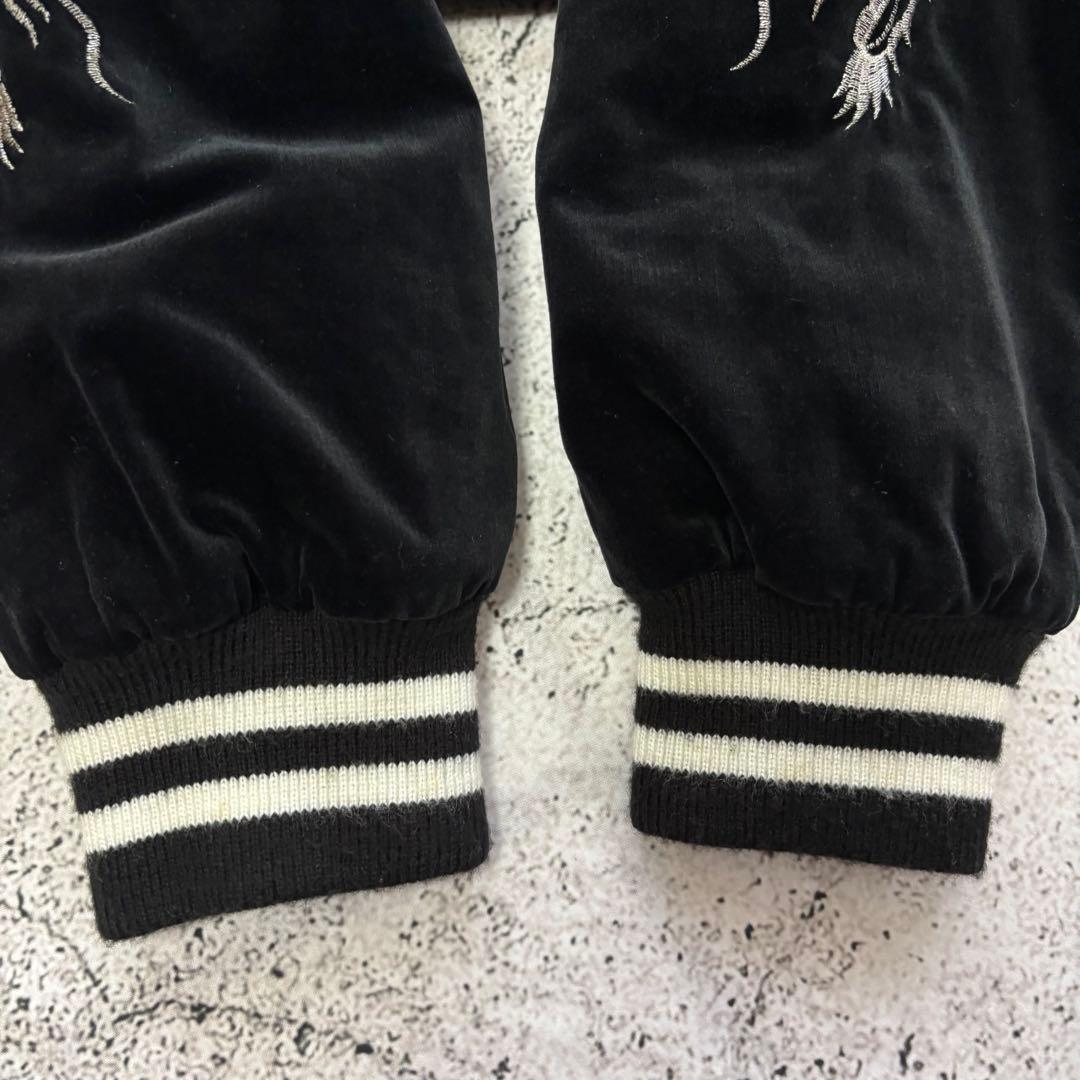 hosihime スカジャン　別珍　ベロア　YOKOSUKA 刺繍　龍　短丈