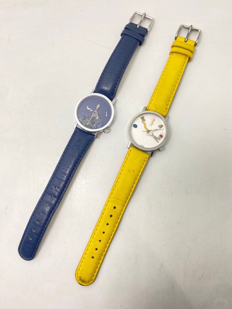 アクテオ　レザーバンド 腕時計2本セット （動作品）