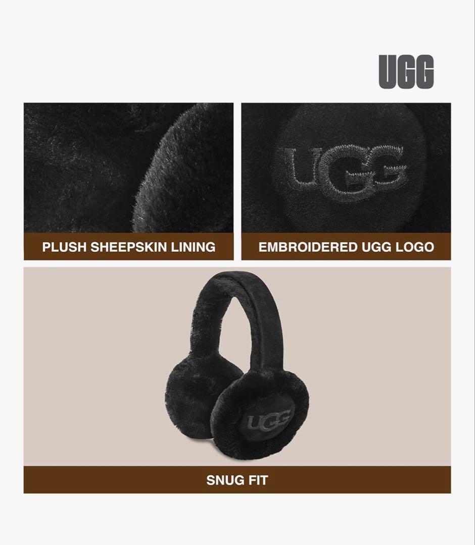 UGG イヤマフ イヤーマフ 耳あて 黒