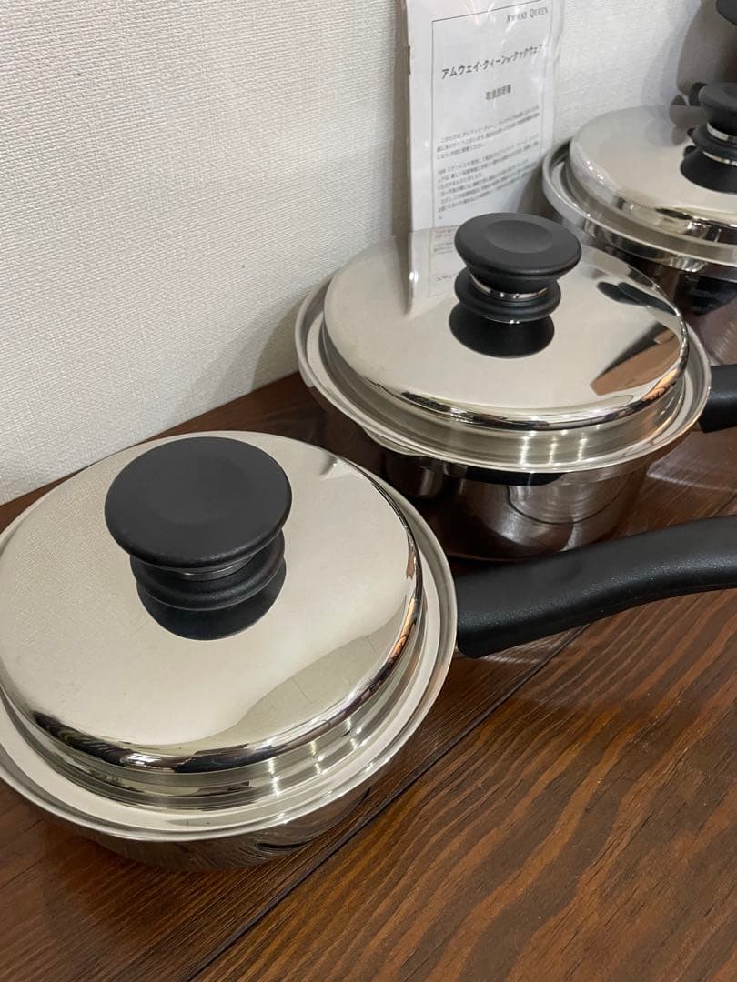【限定セール中】アムウェイ　ソースパン　シチューパン　片手鍋　無水鍋