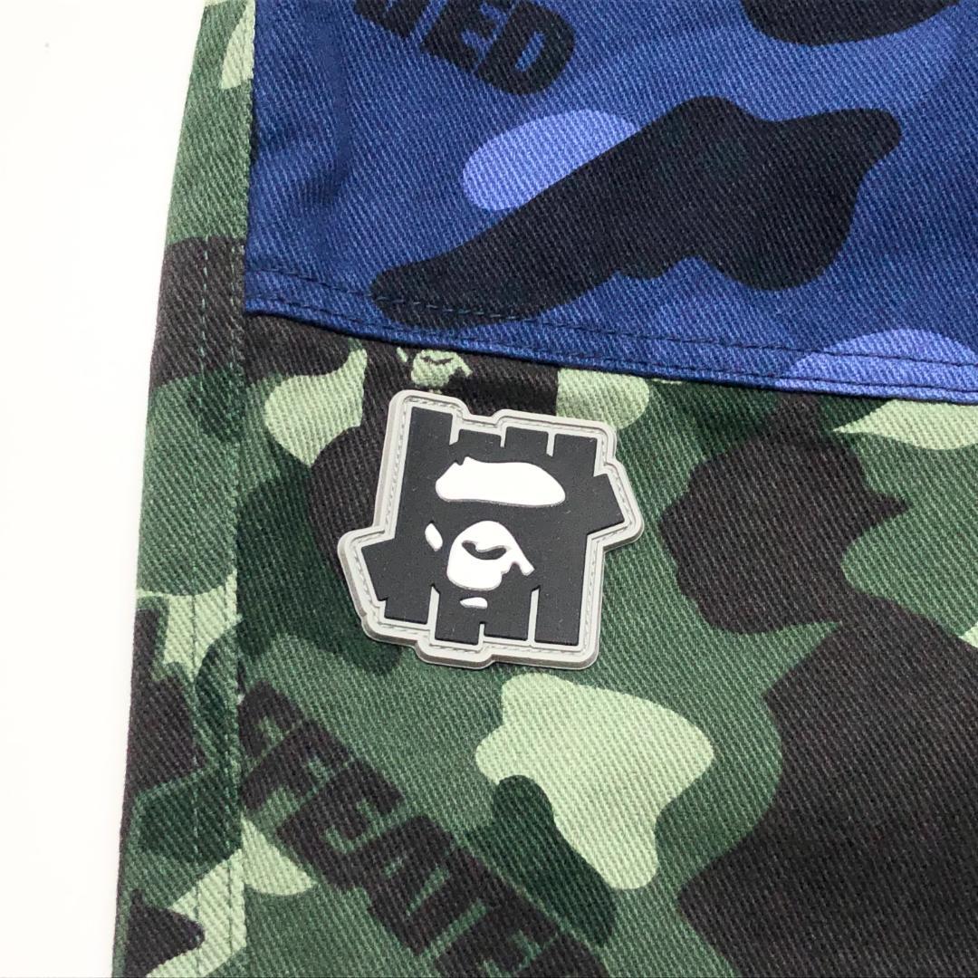 ○★新品未使用　A BATHING APE×UNDEFEATED　パンツ　XL