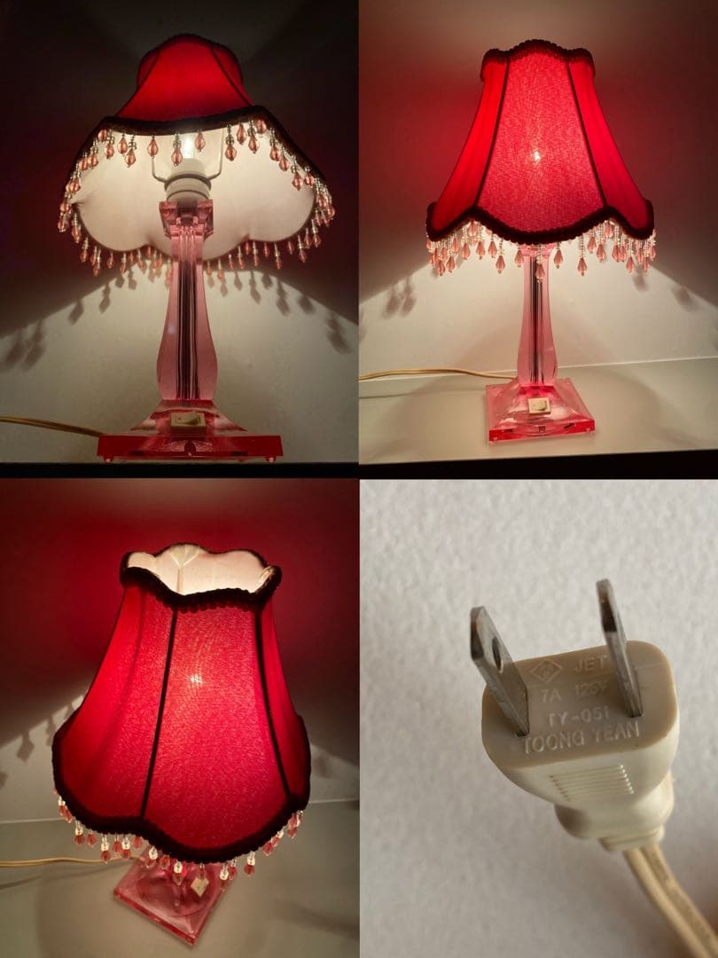 アンティーク ビンテージ 60s 70s シャンデリア ライト ビーズ