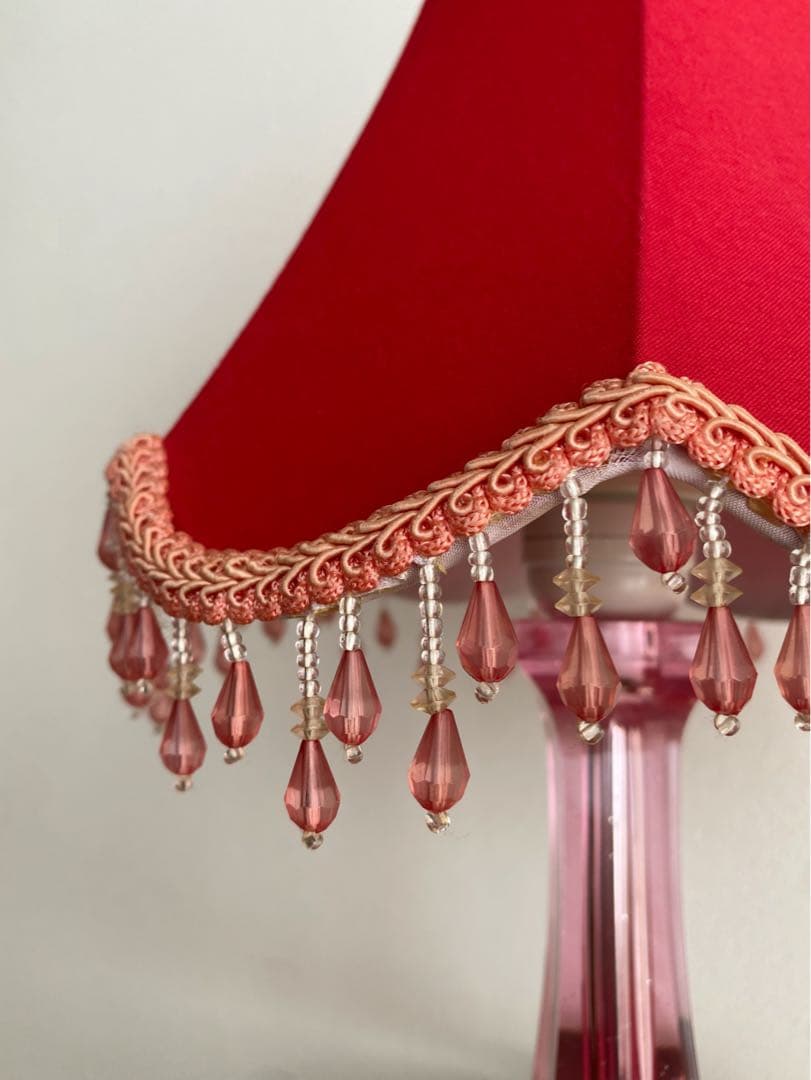 アンティーク ビンテージ 60s 70s シャンデリア ライト ビーズ