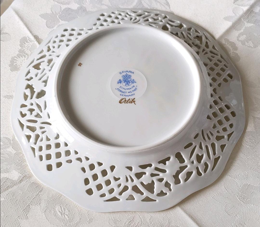 シューマン ⑯ ババリア 勿忘草 ピアス プレート 21.5cm