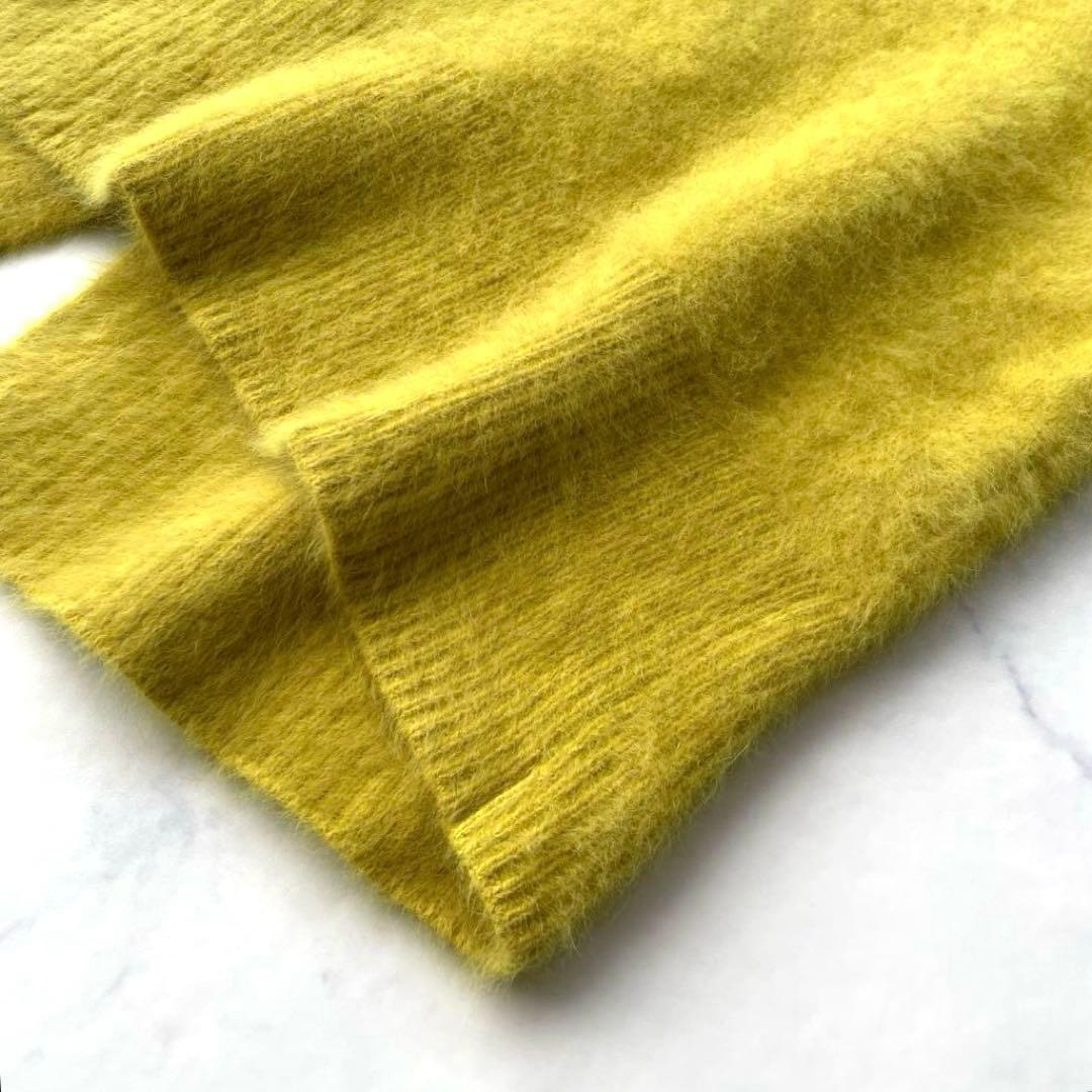 Jines フォックスカシミヤハイネックバックスリットニット 定価20,900円