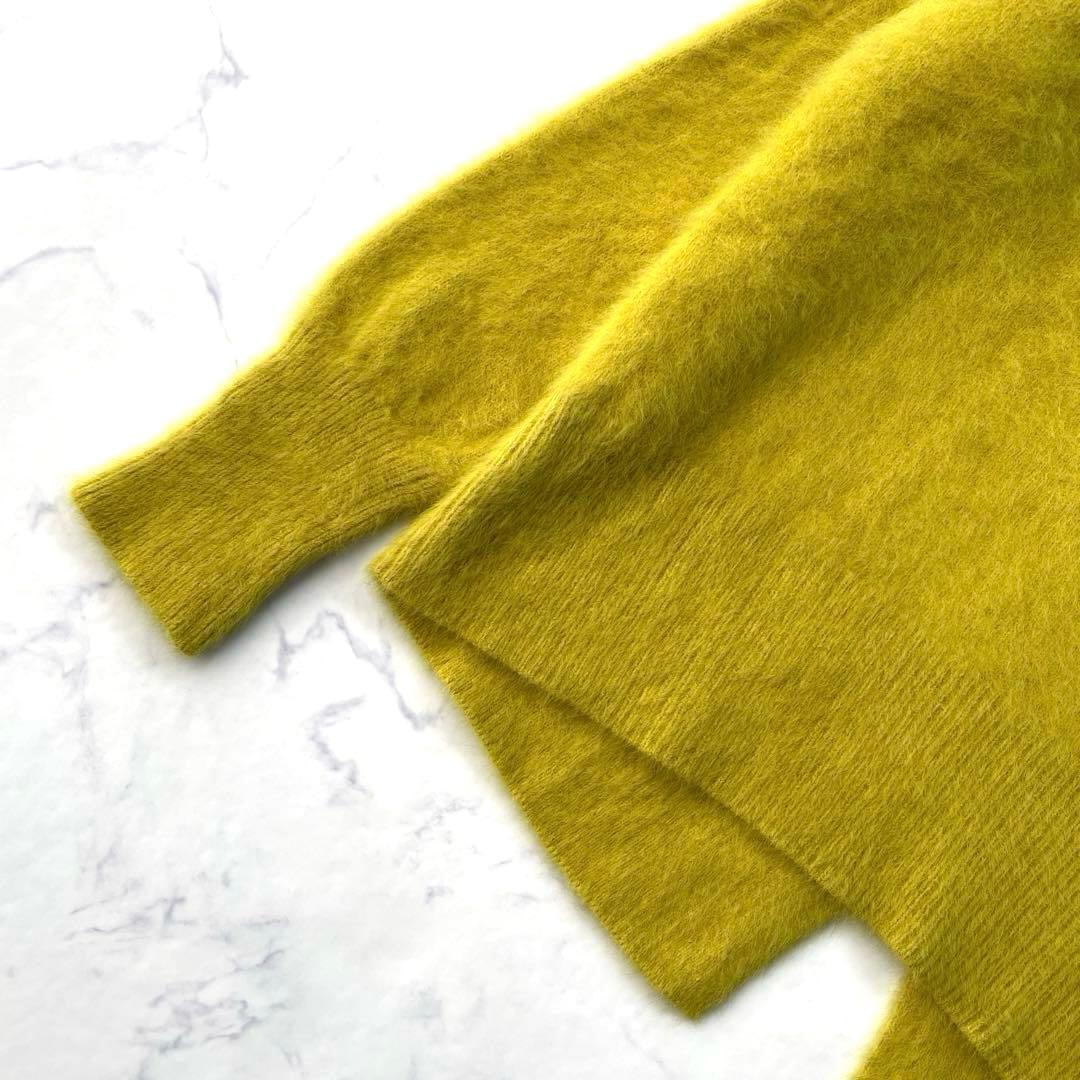 Jines フォックスカシミヤハイネックバックスリットニット 定価20,900円