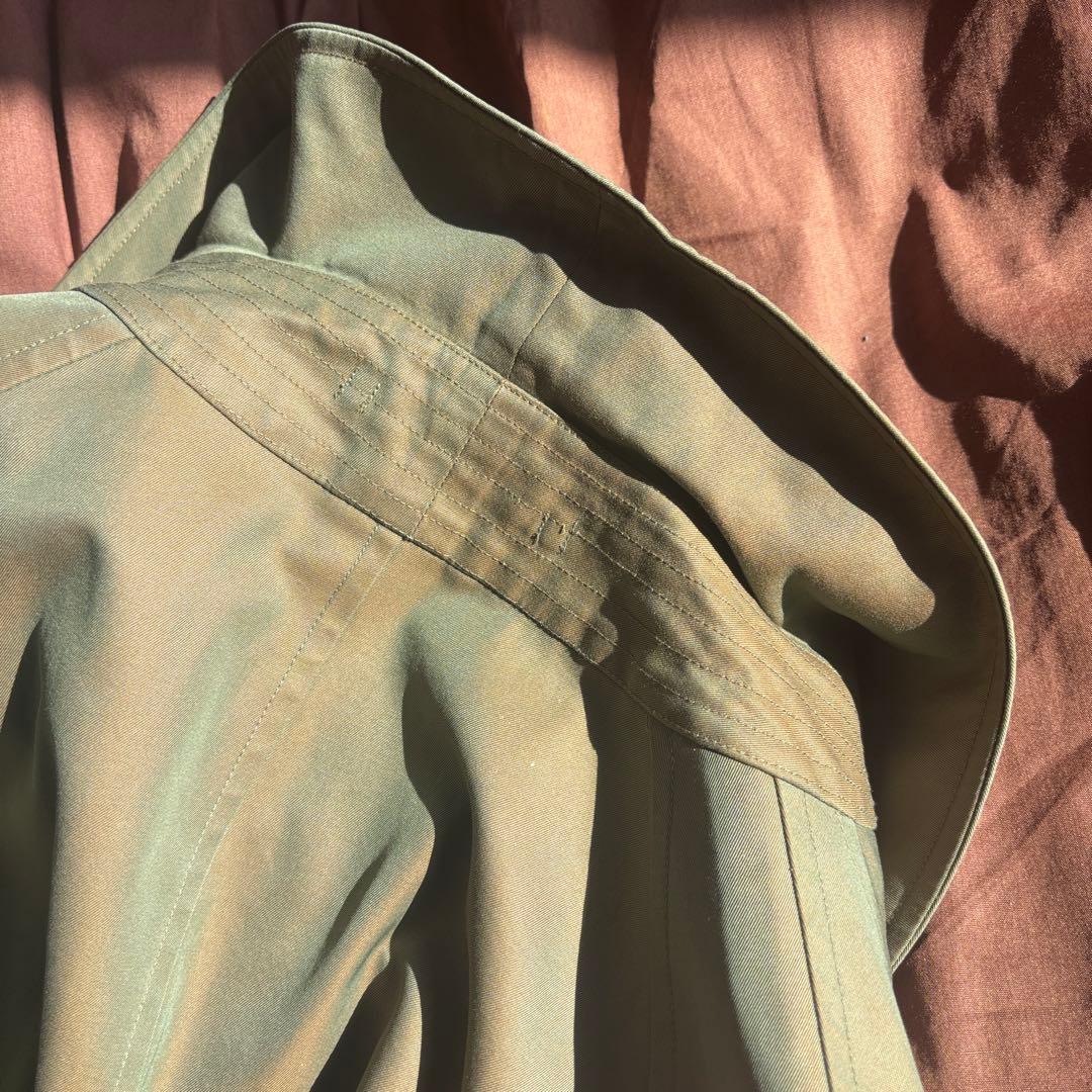 Burberrys ビンテージ　 玉虫色　ステンカラーコート　ノバチェック