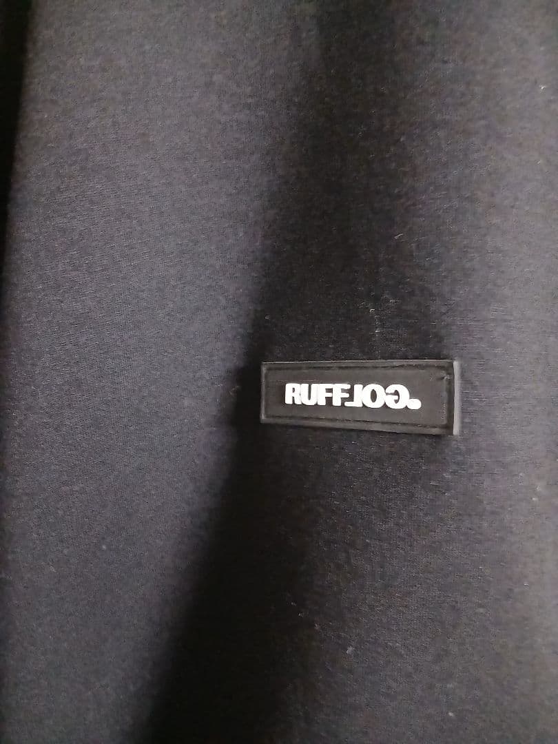 ト*オ様 RUFFLOG ラフロッグ　ブラック フルジップ パーカー RUFFロ
