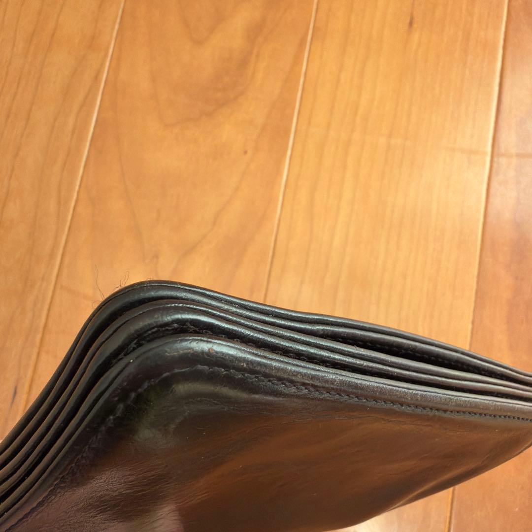 【おが】クロムハーツ 1ZIP 1ジップ ハートボタンレザーウォレット