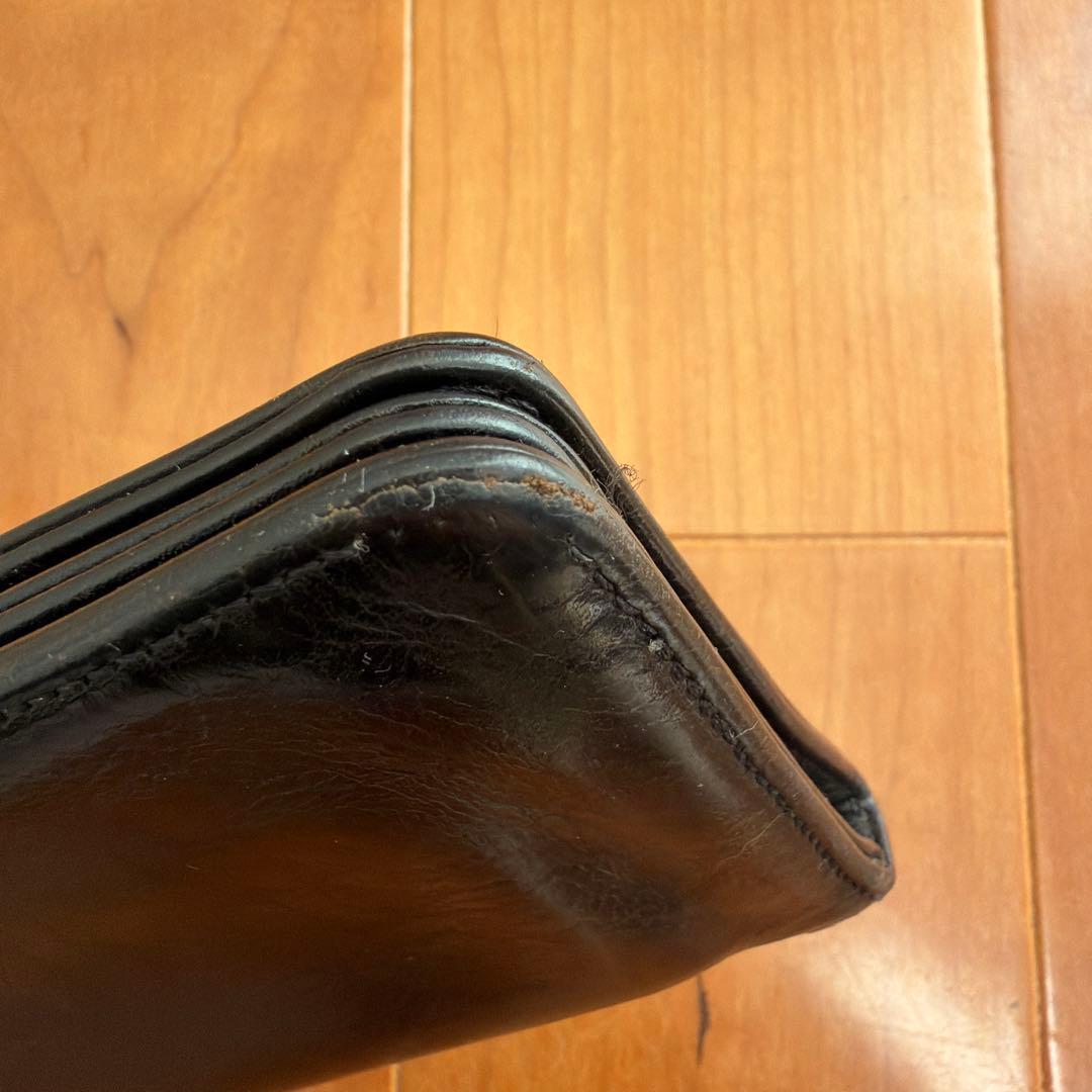 【おが】クロムハーツ 1ZIP 1ジップ ハートボタンレザーウォレット