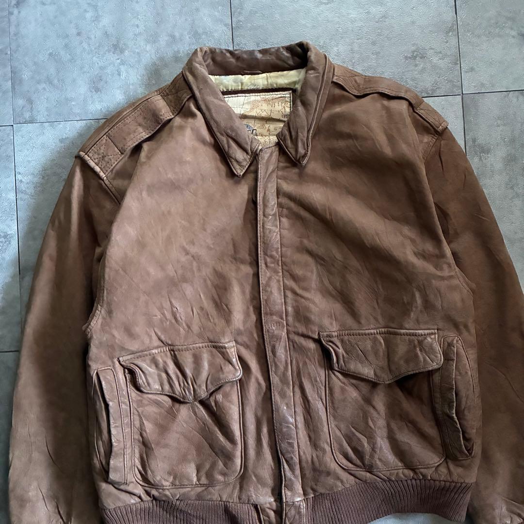 old design leather flight jacket GIII 単丈