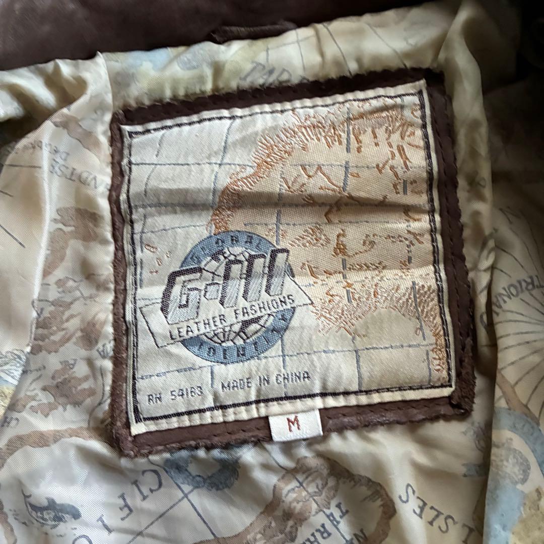 old design leather flight jacket GIII 単丈