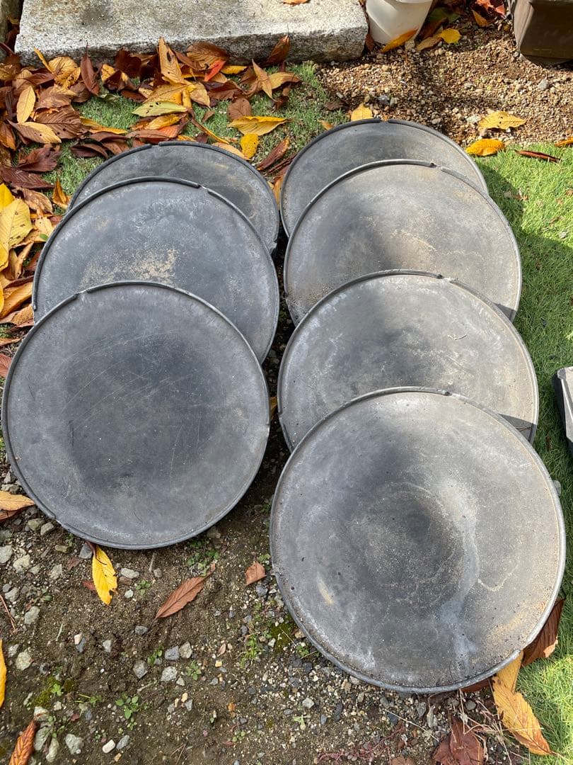 盆栽回転台　丸型　4台