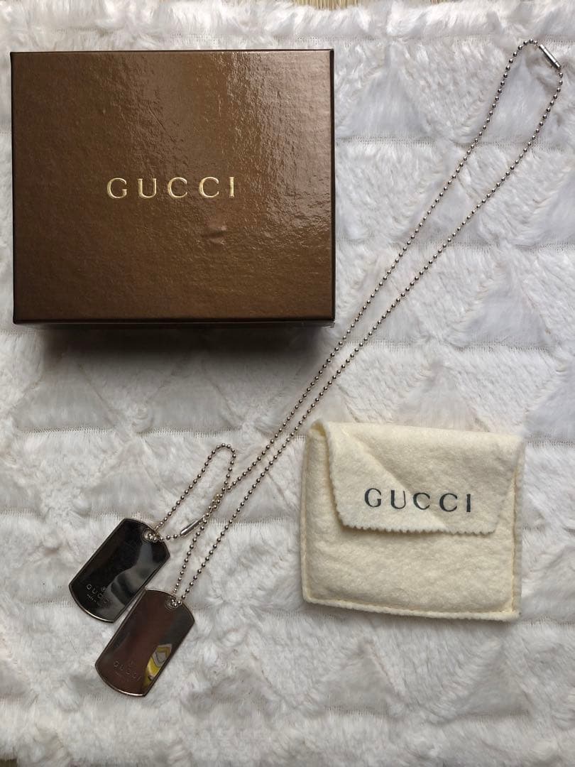 GUCCI ドックタグネックレス