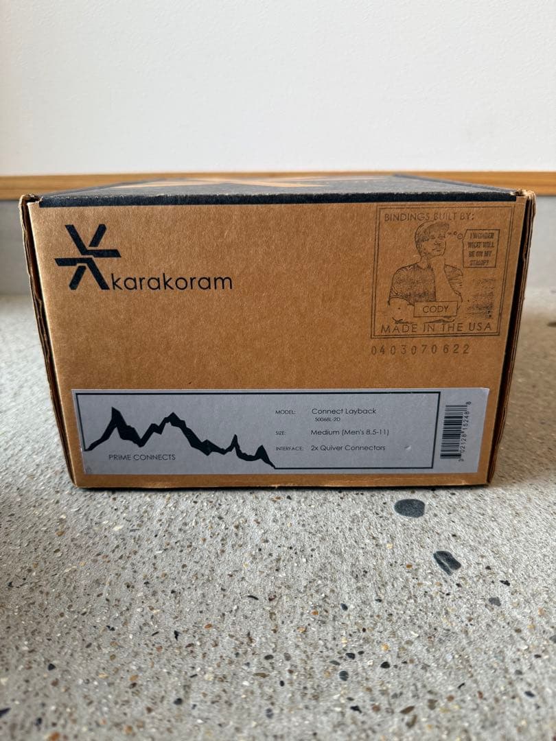 訳あり　Karakoram raybackレイバック　Mサイズ