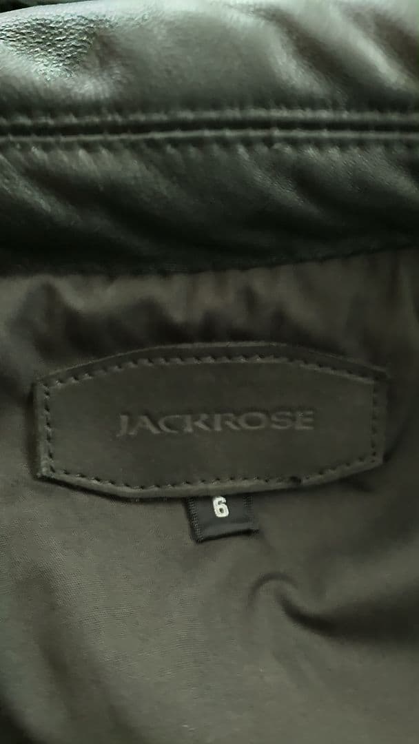 ジャックローズ★レザートラッカーᎶジャン★サイズ6本日まで価格中！！！