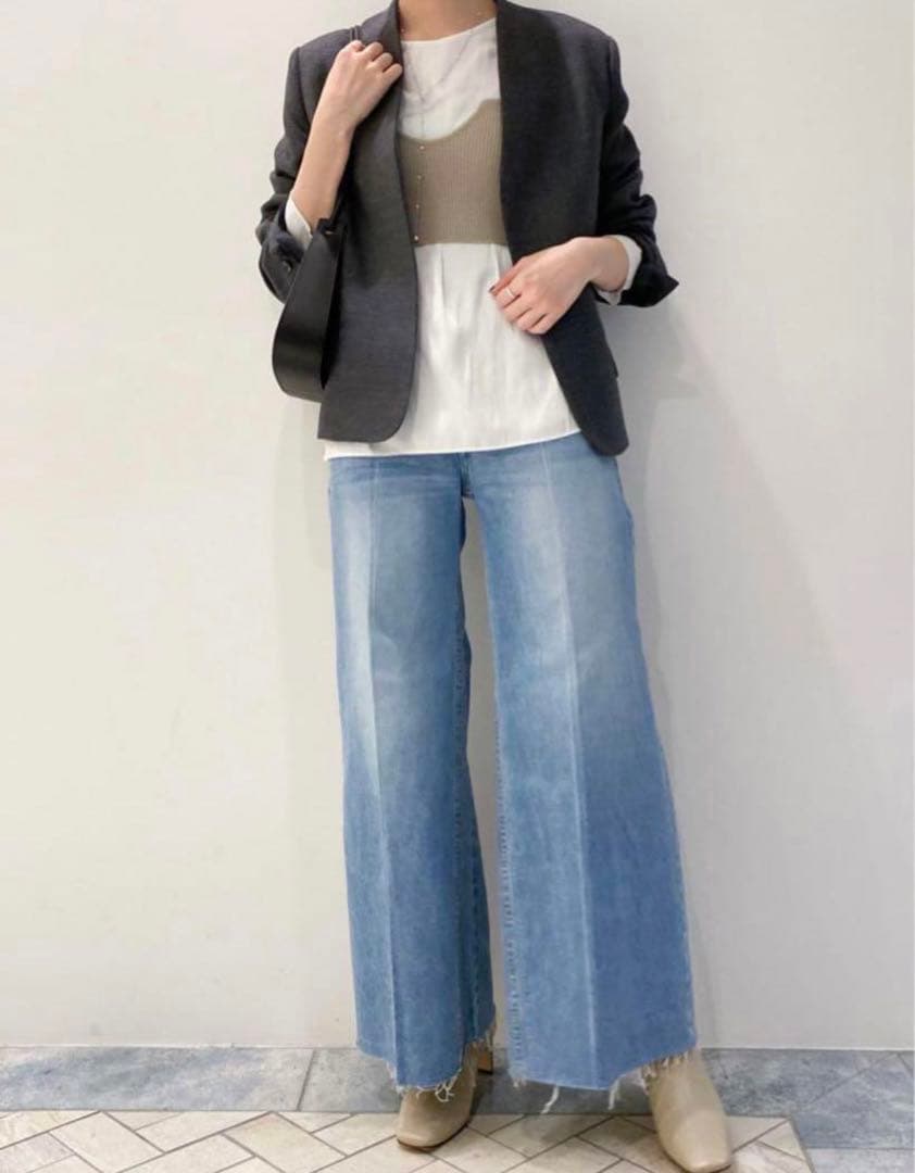 plage 【R’IAM】 LOOSE DENIM パンツ 36