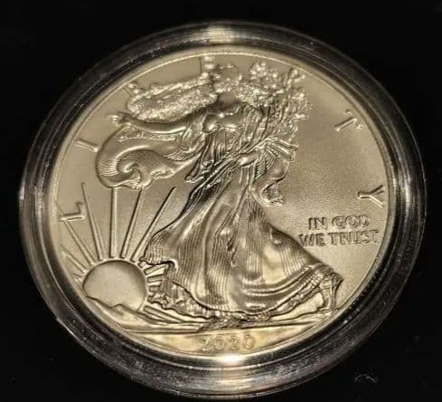 超希少品/2009年/アメリカ/イーグル1ドル銀貨