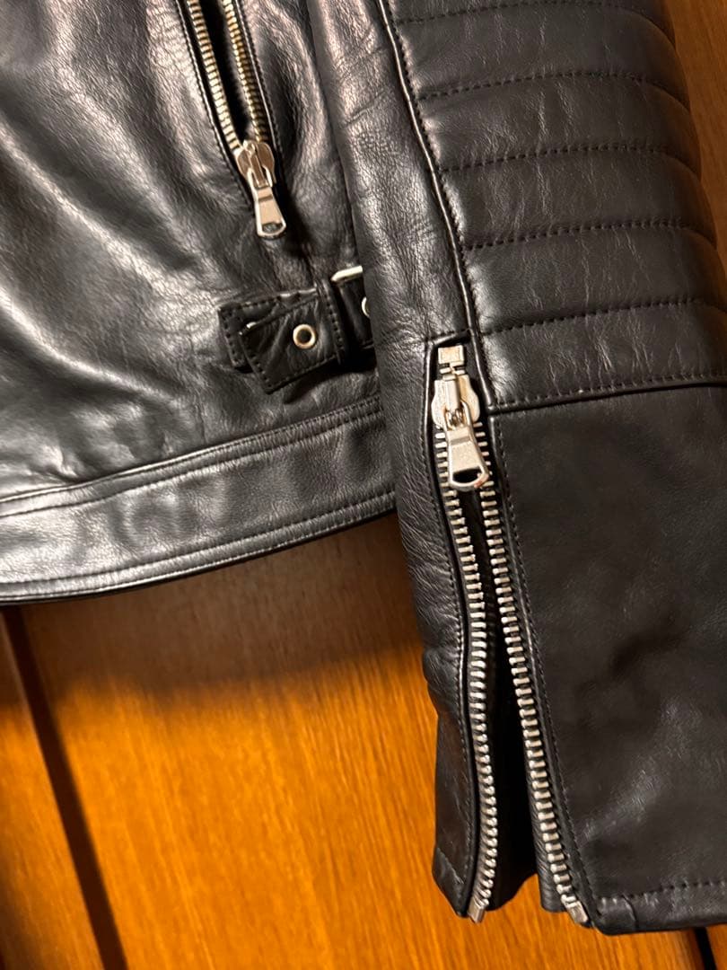 DIESEL BLACK GOLD ダブルライダースジャケット 48サイズ