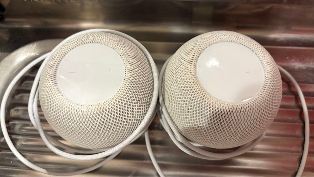 【電源アダプター付】Apple Pod mini 2個セット