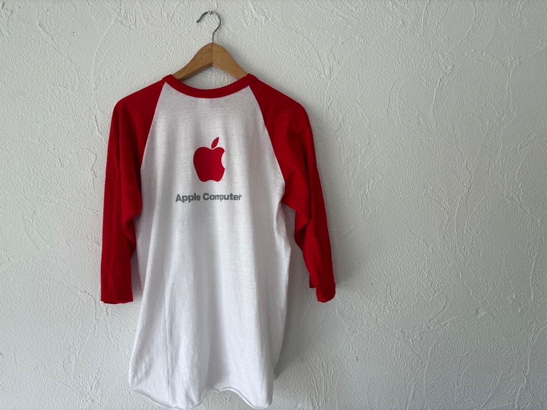 ポ*。様 Apple ラグランTシャツ ヴィンテージ