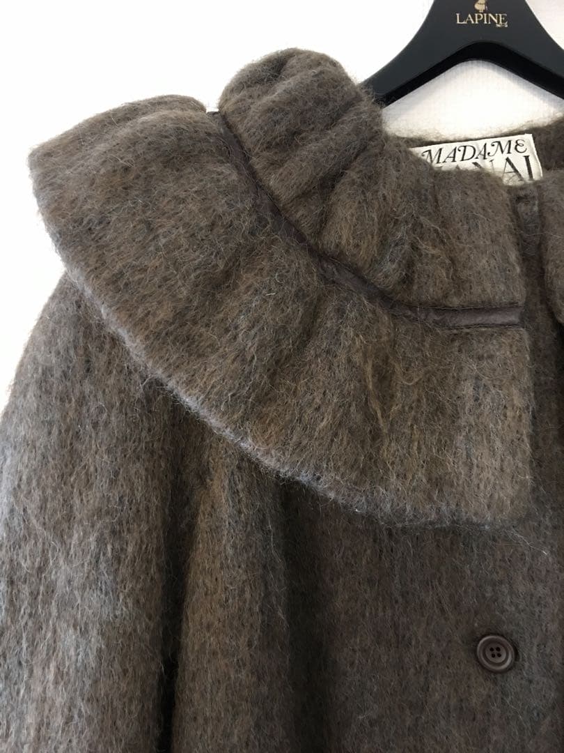 絶対お買い得です❗️❗️花井 幸子 モヘア風ウールコート