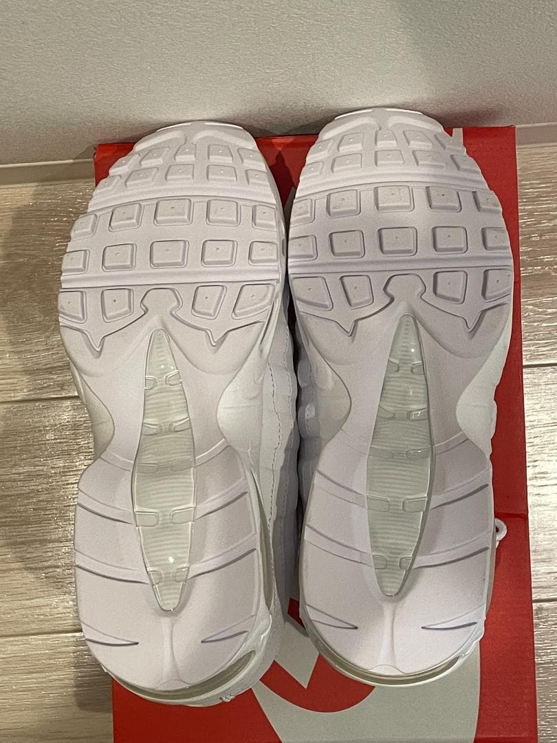 靴 NIKE AIR MAX 95 BIG BUBBLE TRIPLE WHIT