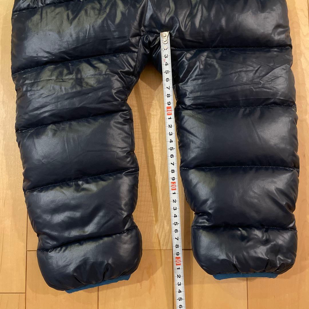 patagonia フード付きダウンオールインワン 12-18M ネイビー