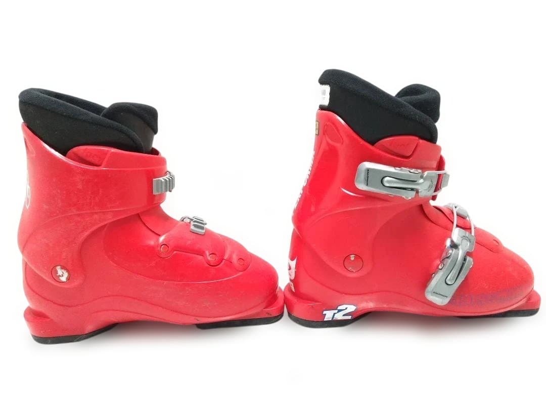 ジュニアキッズスキー4点セット スノーカービングX8 100cmサロモン21cm