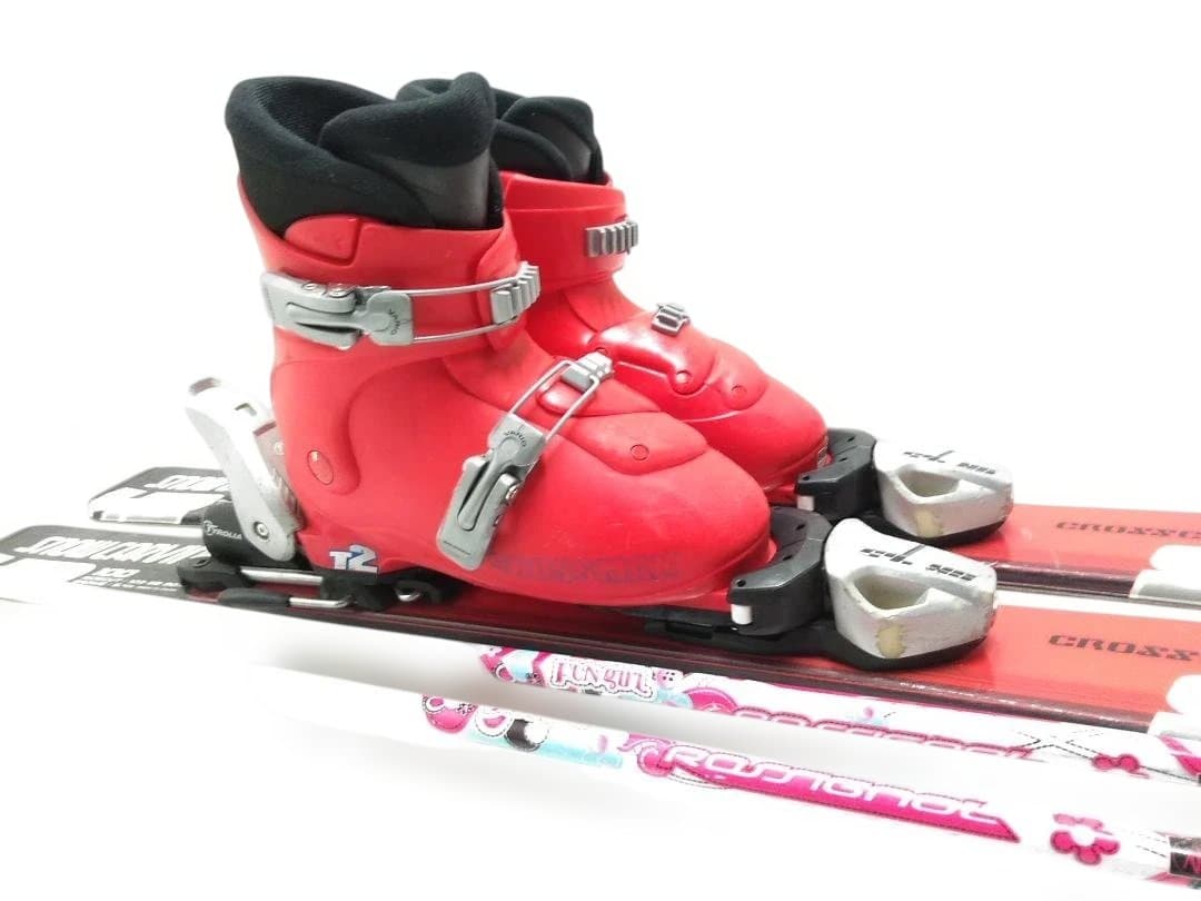 ジュニアキッズスキー4点セット スノーカービングX8 100cmサロモン21cm