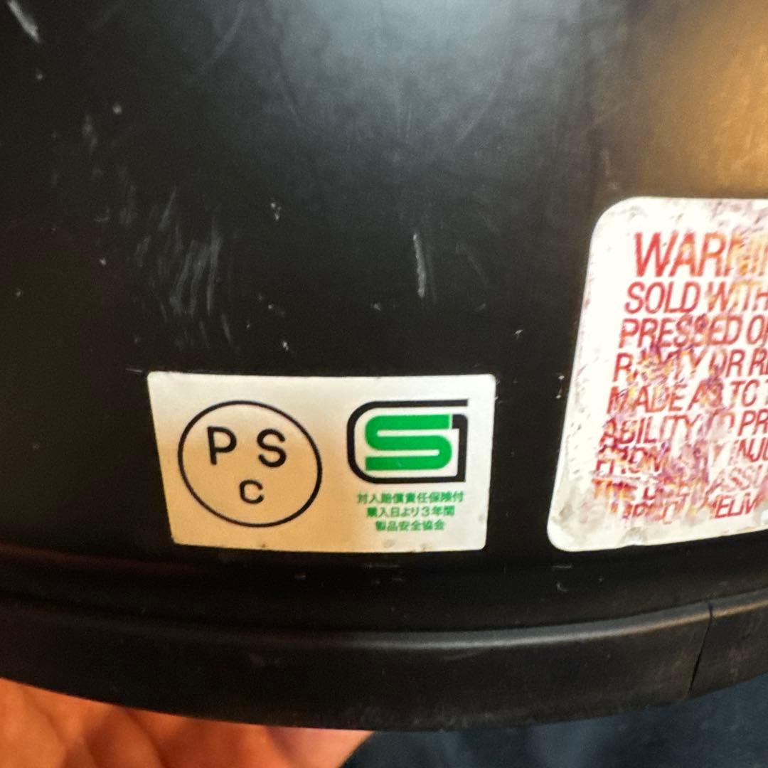 バイクヘルメット　SIMSON ブラック フルフェイスヘルメット59 Ｌサイズ