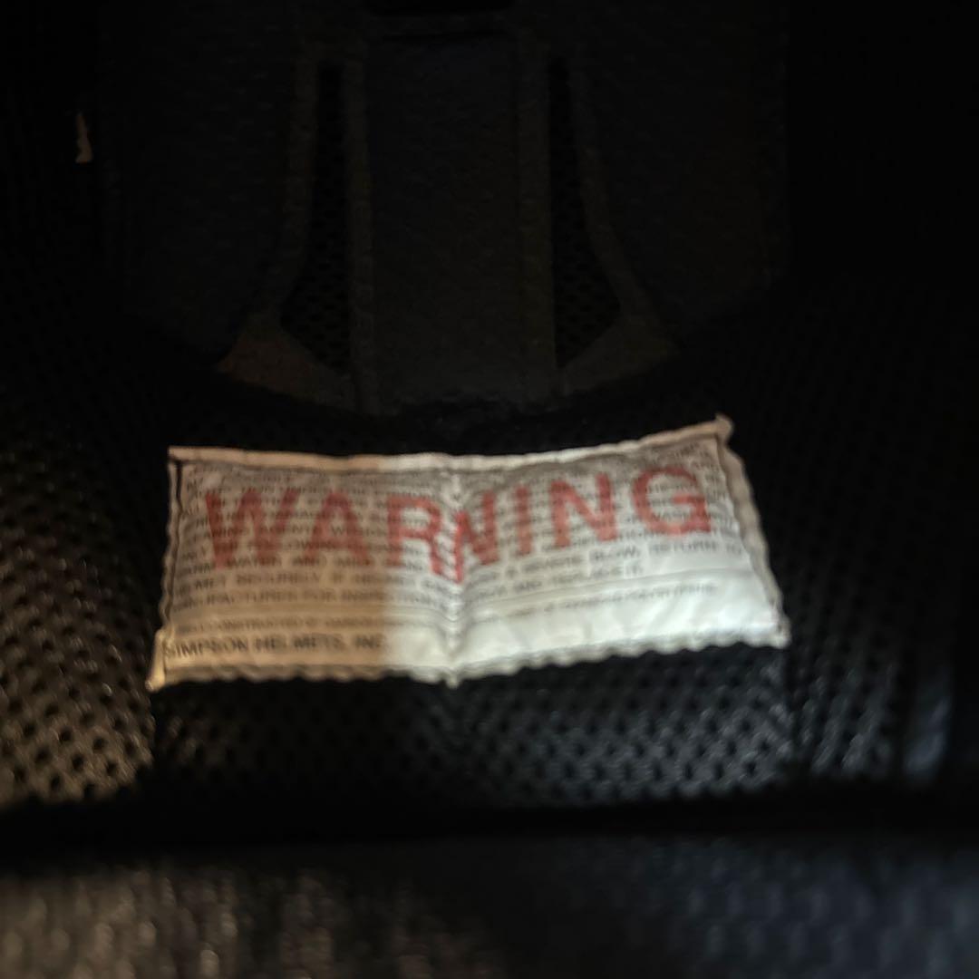 バイクヘルメット　SIMSON ブラック フルフェイスヘルメット59 Ｌサイズ