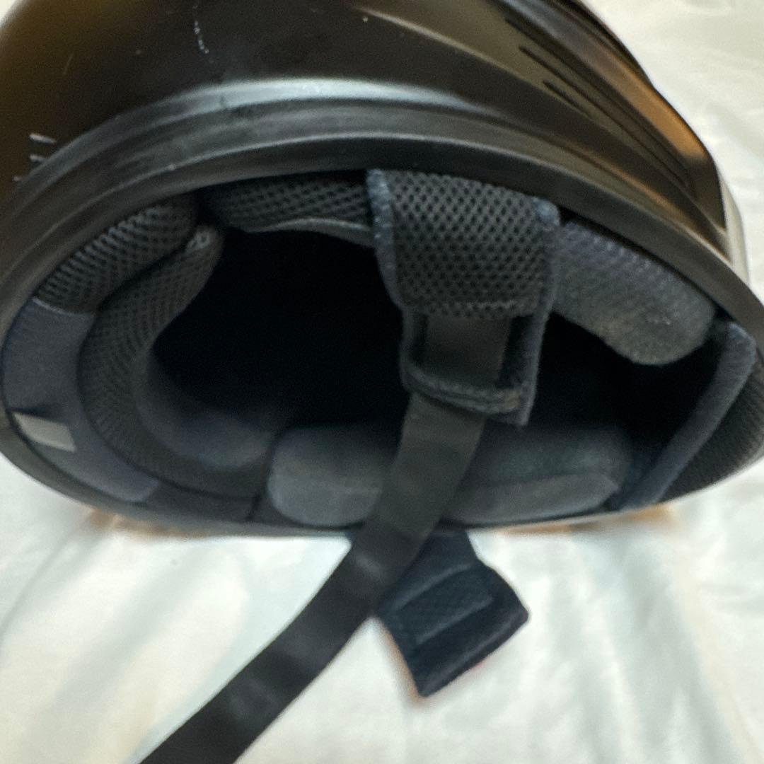 バイクヘルメット　SIMSON ブラック フルフェイスヘルメット59 Ｌサイズ